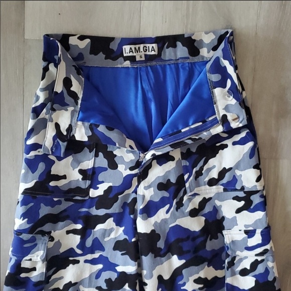 I.AM.GIA Tarantino Pants In Blue Camo - Picture 5 of 6
